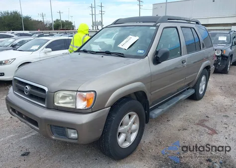 2002 Nissan Pathfinder Se из США, поврежденный, VIN JN8DR09Y62W706703